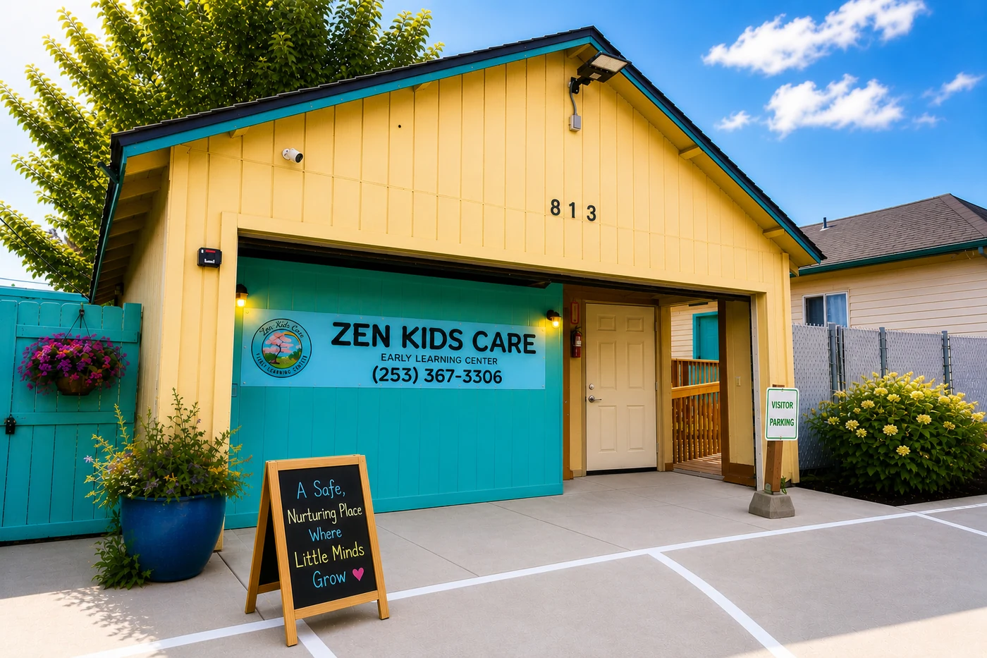 Zen Kids Care Auburn center entrance