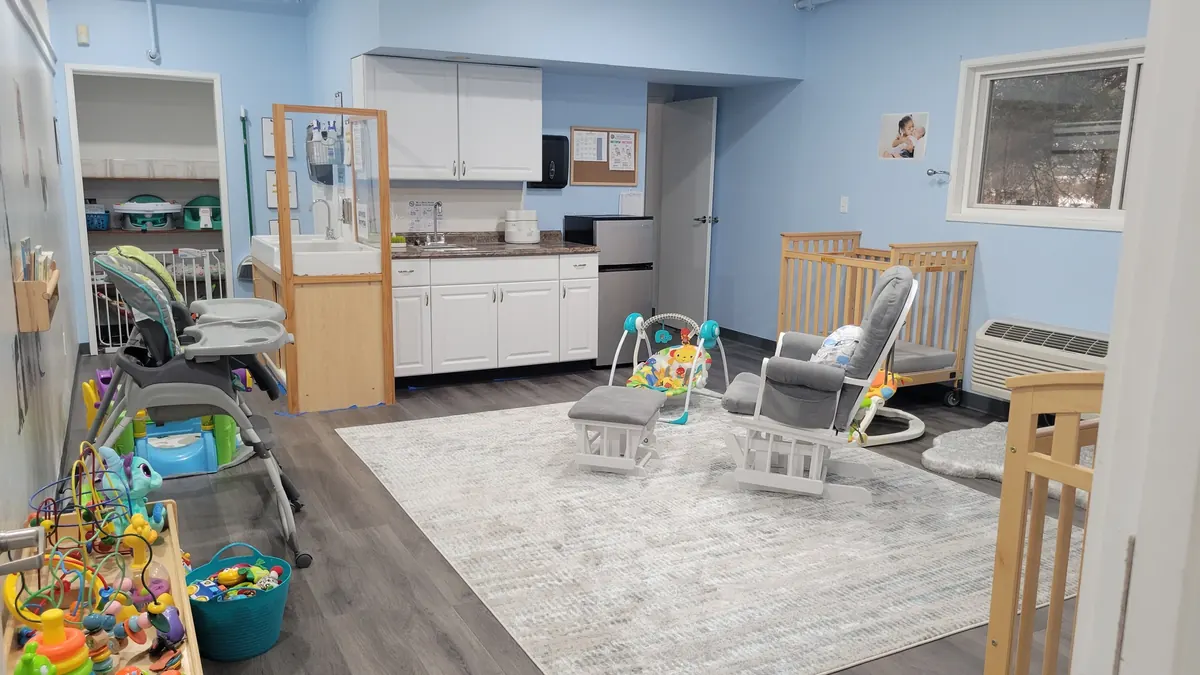 Infant room at Zen Kids Care Everett